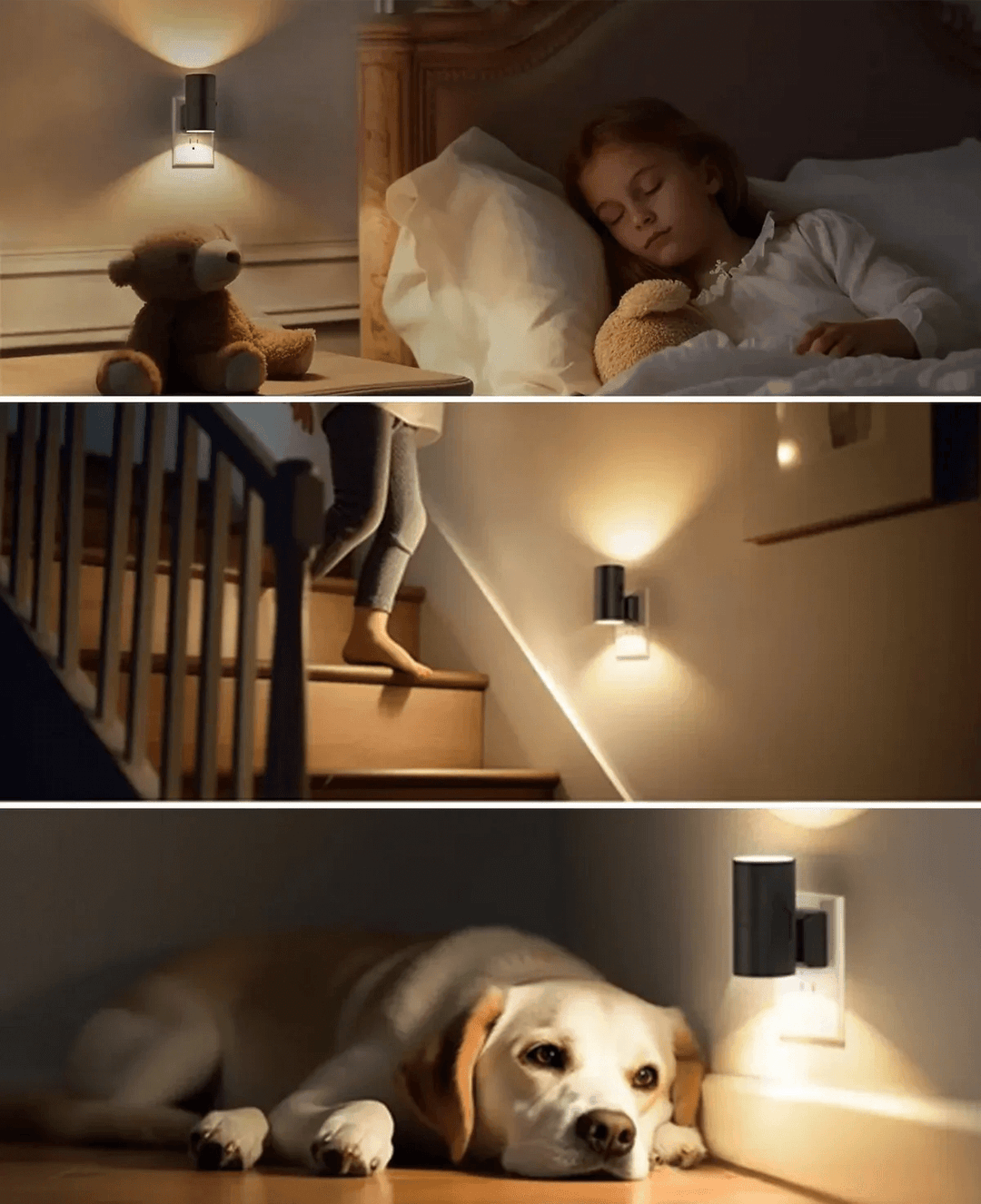 LED Wandleuchte mit Dämmerungssensor