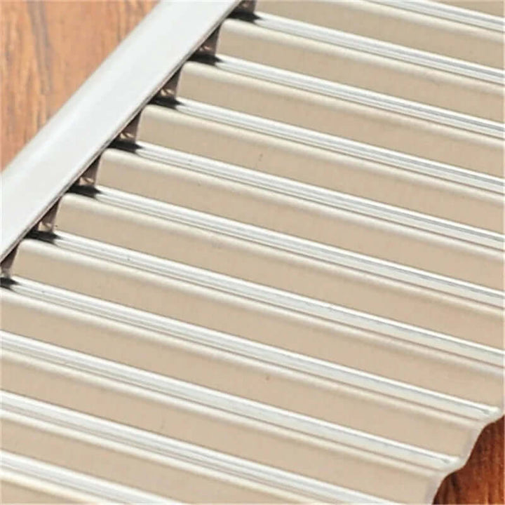 Wellenschneider Edelstahl - Pommes, Gemüse, Deko