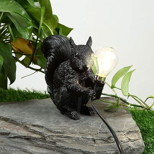 Dekorative Eichhörnchen Tischlampe Kinderzimmer