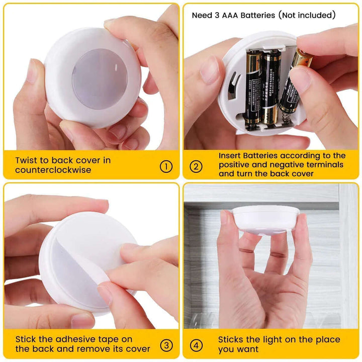 LED Nachtlicht Schrankleuchte mit Fernbedienung