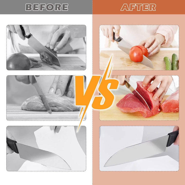 Manueller Diamant-Messerschärfer mit Winkelstütze