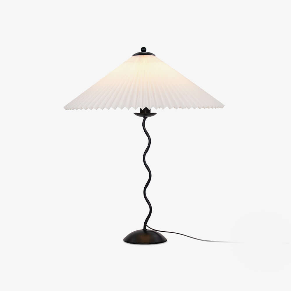 Designer Tischlampe Metall Modern Wellenförmig