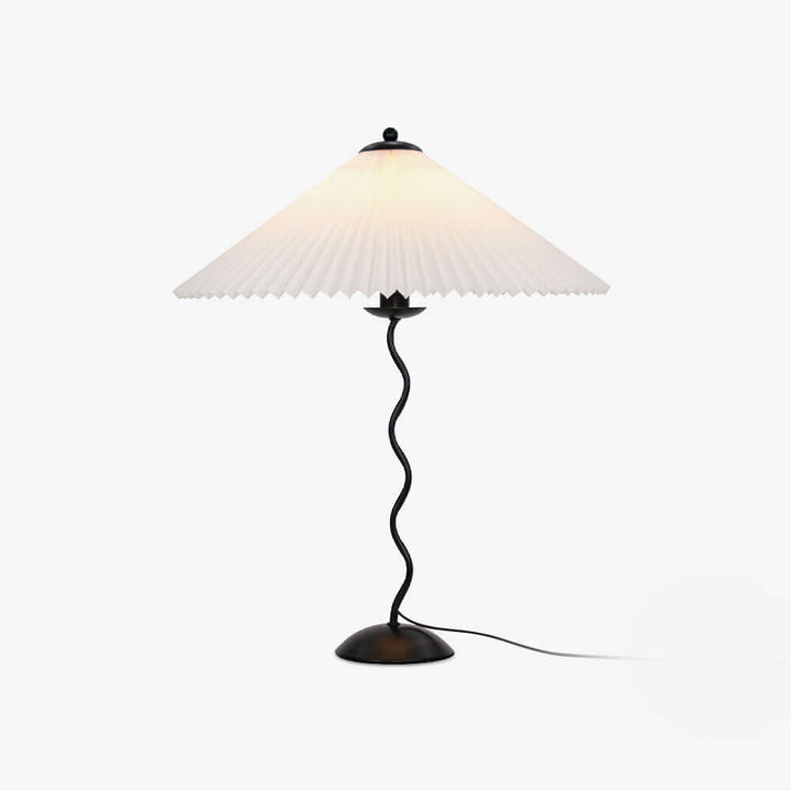 Designer Tischlampe Metall Modern Wellenförmig