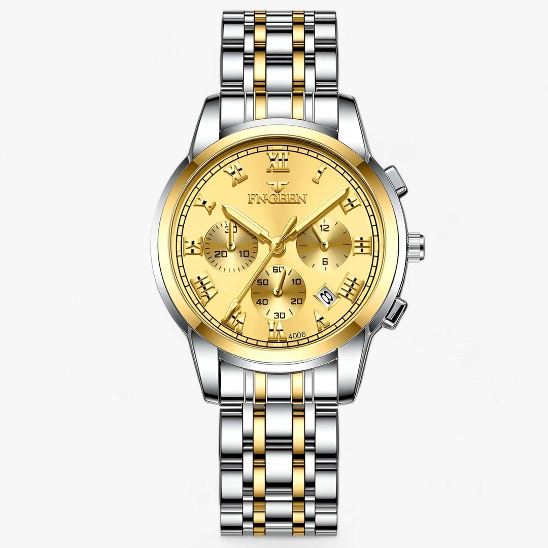 Elegante Titan Damenuhr mit Leuchtzifferblatt