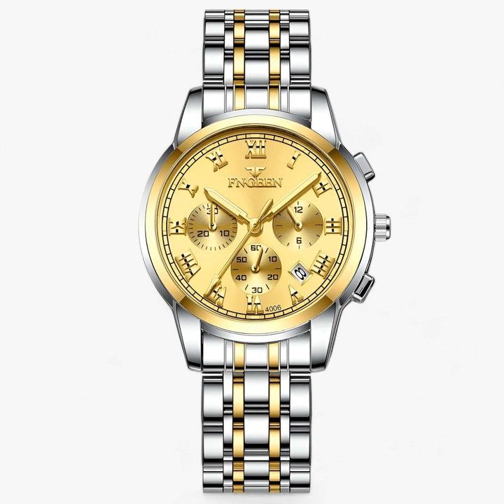 Elegante Titan Damenuhr mit Leuchtzifferblatt