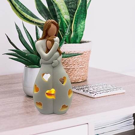 Dekorative Liebeslicht Lampe, 22cm, Beige