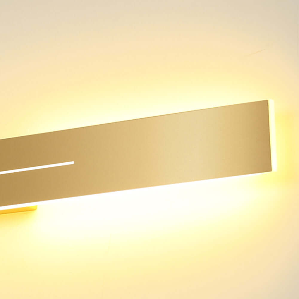 Moderne LED Wandleuchte Gold Schwarz Innen