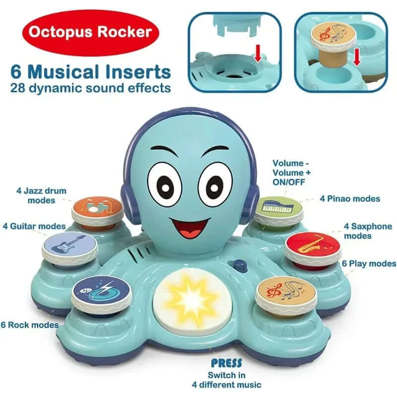 Musicalischer Oktopus für Kinder - Musik, Tanz & Spaß