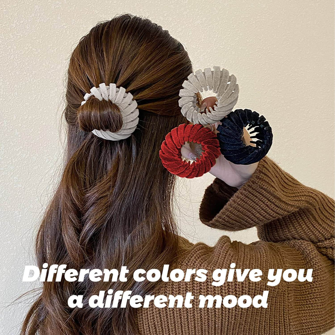 3er Set Vogelnest Haarspangen für Damen