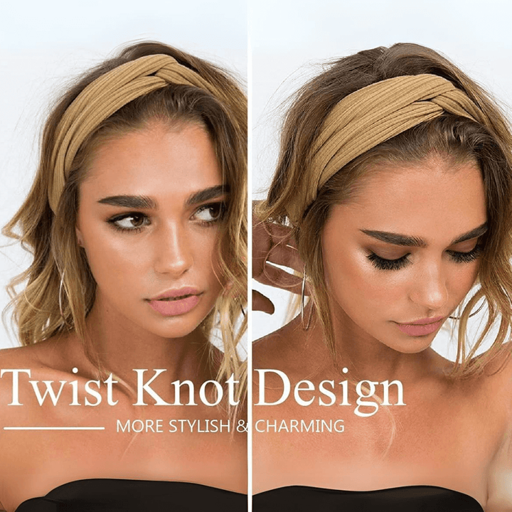 Boho Twist Haarband: Elastisch & Trendig