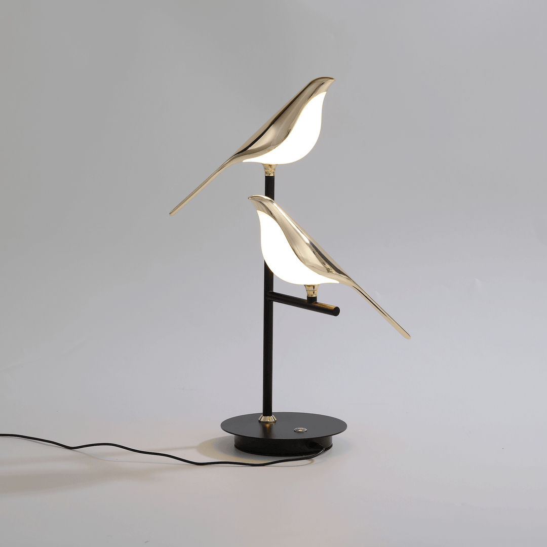 Moderne LED-Tischleuchte Vogel Design