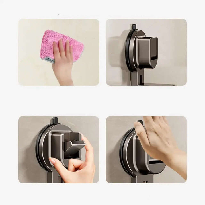 Vielseitiger Saugnapf-Haken - Ordnung ohne Bohren