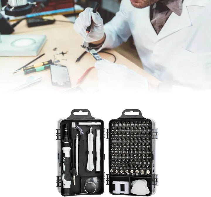 115-teiliges Profi-Schraubenzieher Set - Reparaturwerkzeug