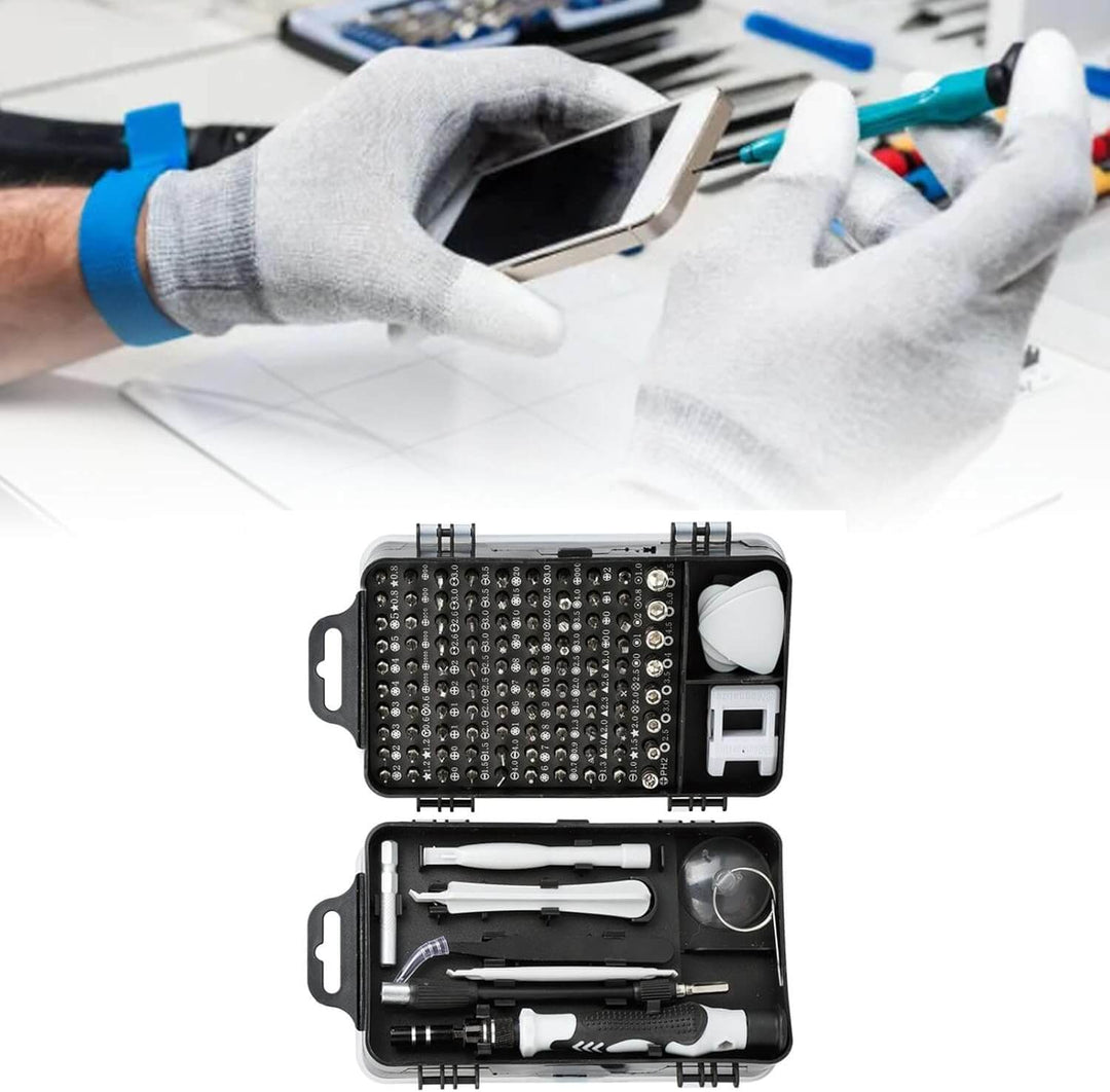 115-teiliges Profi-Schraubenzieher Set - Reparaturwerkzeug