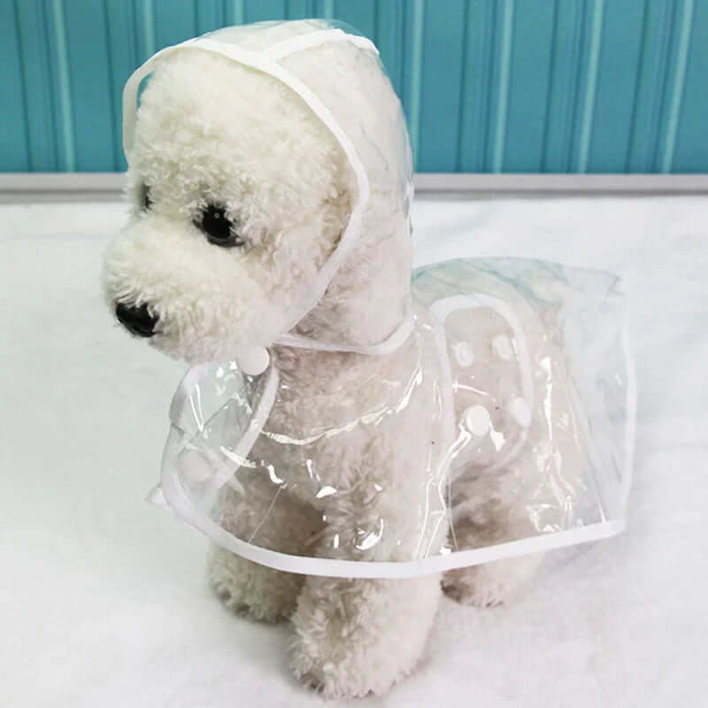 Wasserdichte Hundejacke Transparent