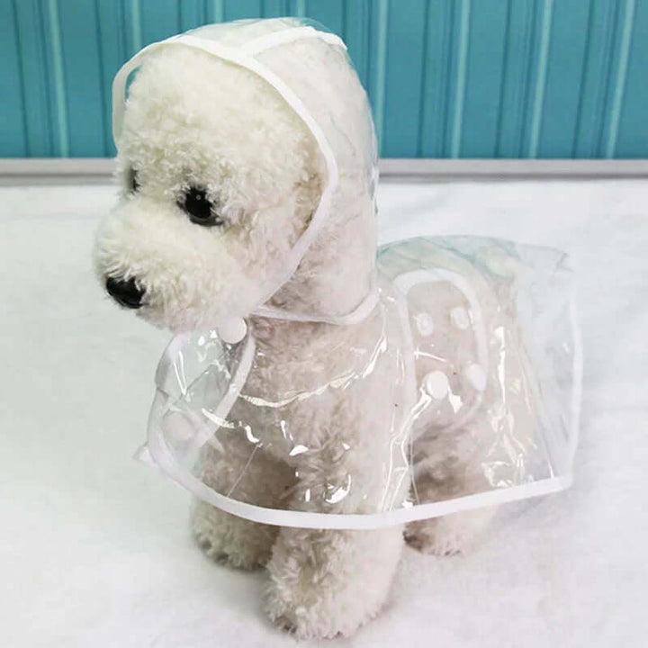 Wasserdichte Hundejacke Transparent