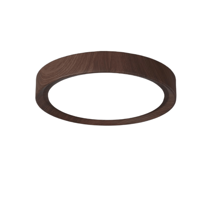 LED Deckenleuchte Holzoptik Modern Rund