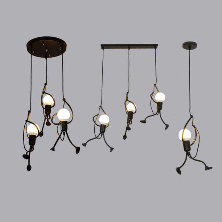 Retro Iron Man Hängelampe