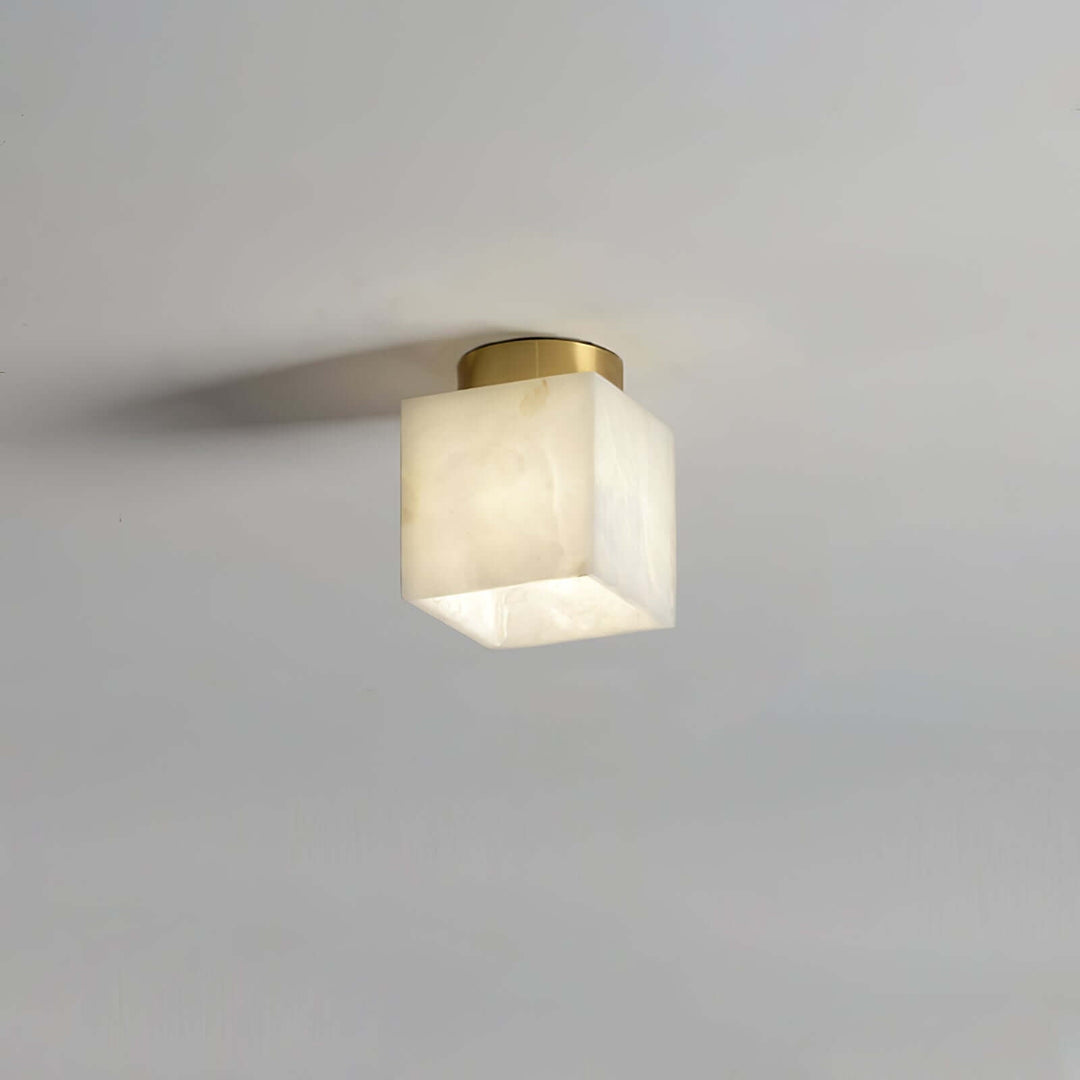 Mond Alabaster Deckenleuchte, Modern LED, 15cm