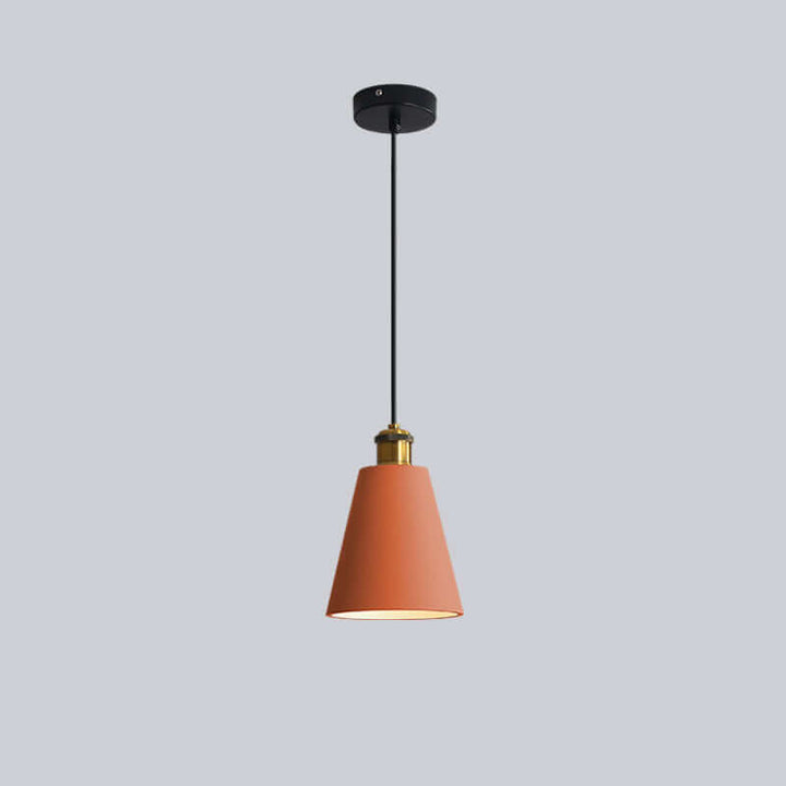 Moderne LED Pendelleuchte im Morandi-Stil
