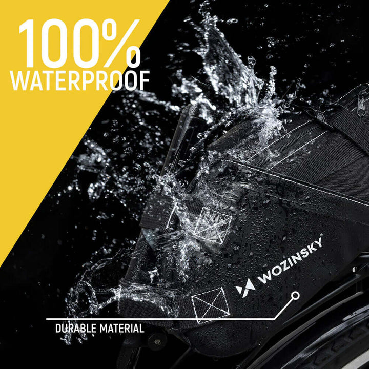 Große Wasserdichte Fahrradtasche - Viel Stauraum