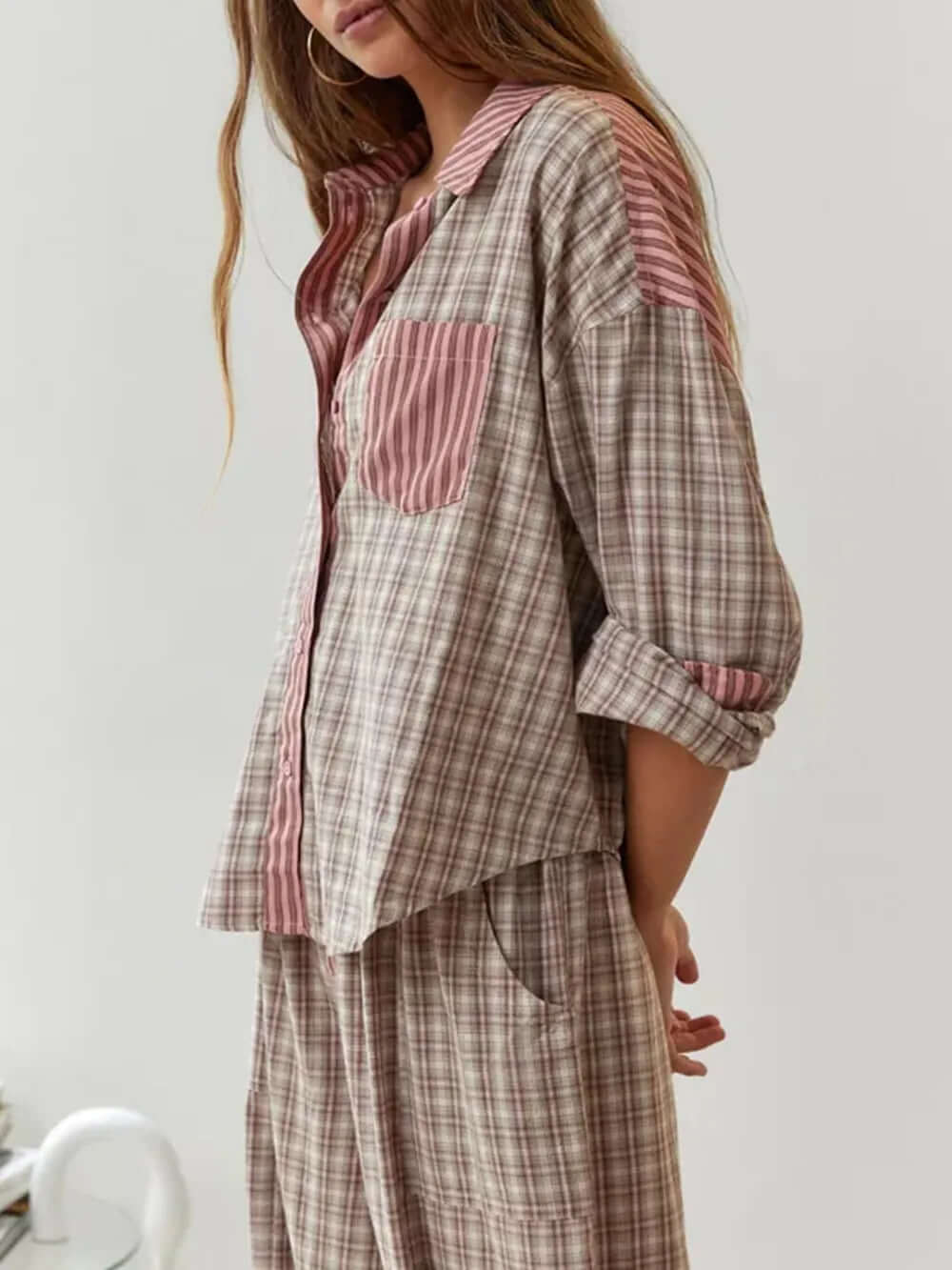 2-teiliges Damen-Pyjama-Set