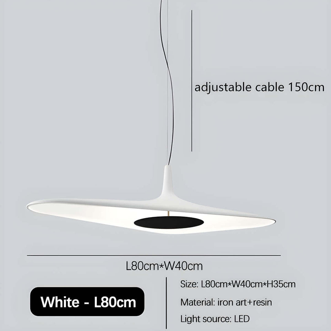 Designer-Pendelleuchte, Modernes Kunstharz, 60/80cm