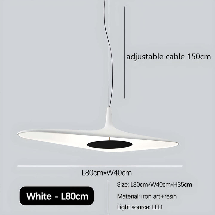 Designer-Pendelleuchte, Modernes Kunstharz, 60/80cm