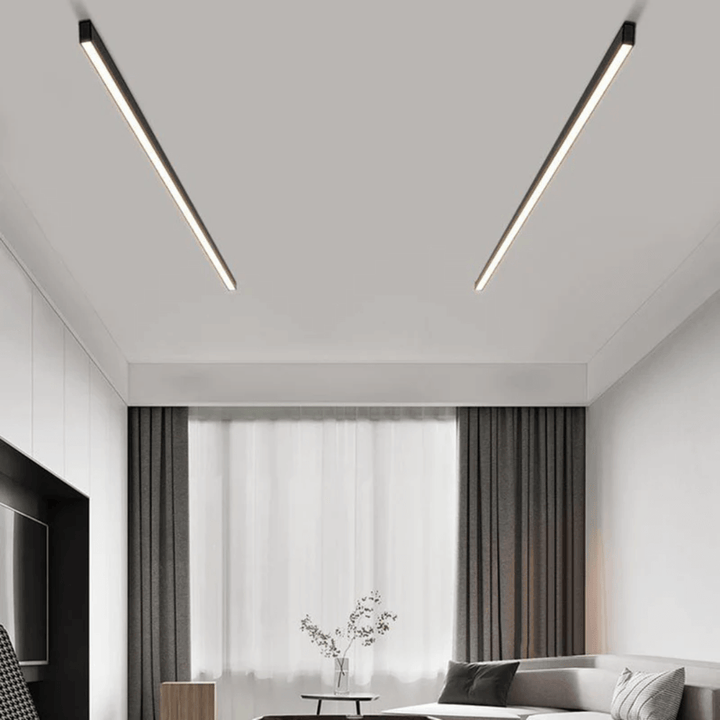 Lineare LED Deckenleuchte Industrie Design