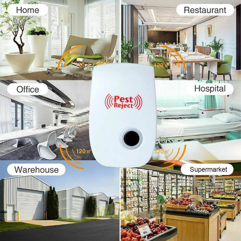 Modern ultrasonic squirrel deterrent, quickly gets rid of rodents, offering a pest-free home solution in 48 hours.