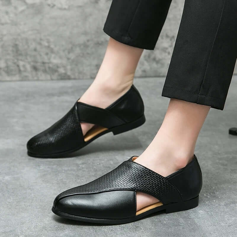 Vintage Leder-Sandalen