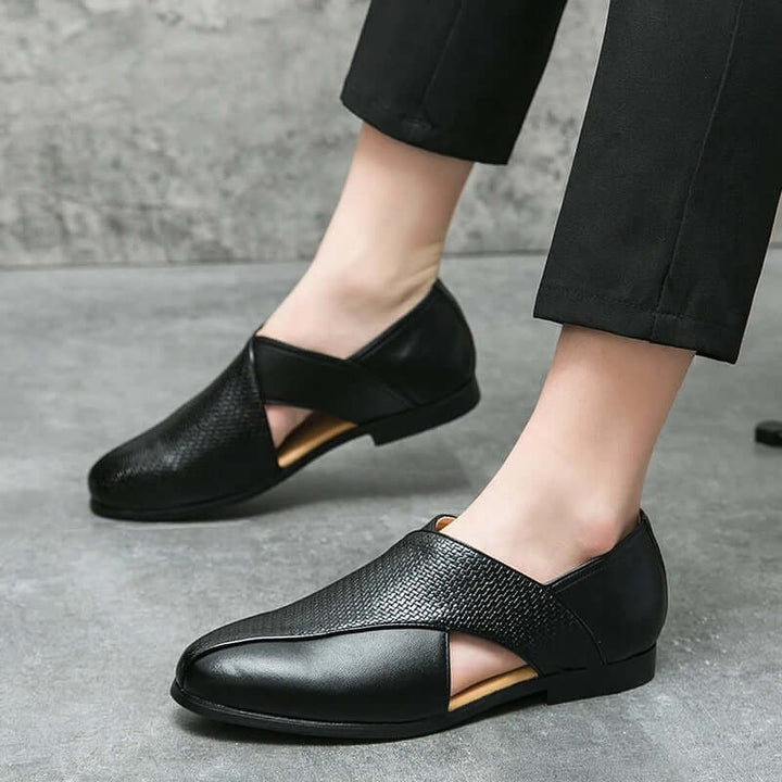 Vintage Leder-Sandalen