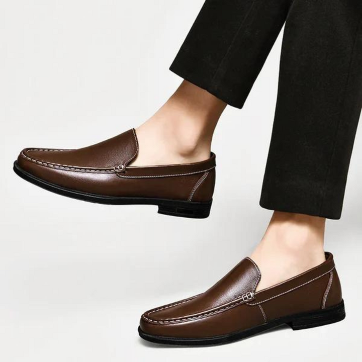Stylish men's casual slip-on shoes, comfortable loafers with a timeless, classic look.