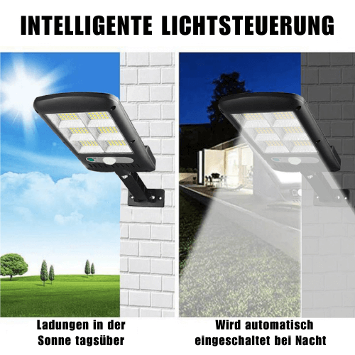 Solar-LED-Straßenlaterne mit Bewegungsmelder