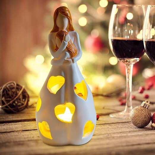 Dekorative Liebeslicht Lampe, 22cm, Beige