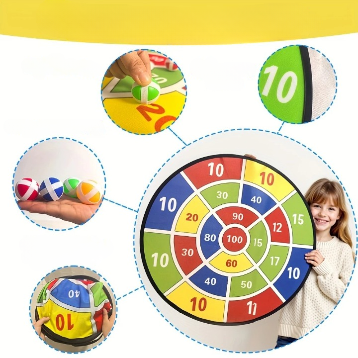 Kinder Dartboard mit Klebegeschossen