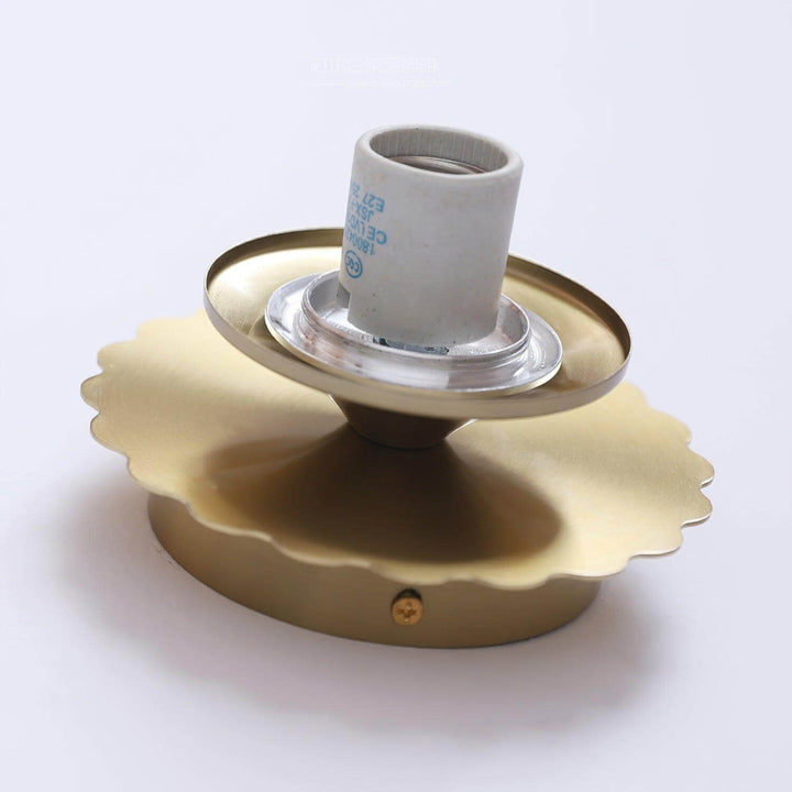 Moderne Rosa Glas Wandleuchte