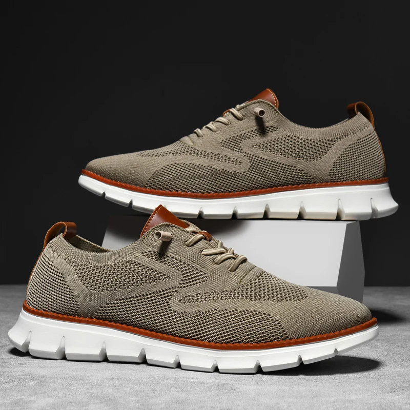 Stylish men's UrbanFlex casual footwear, breathable mesh design for everyday wear.