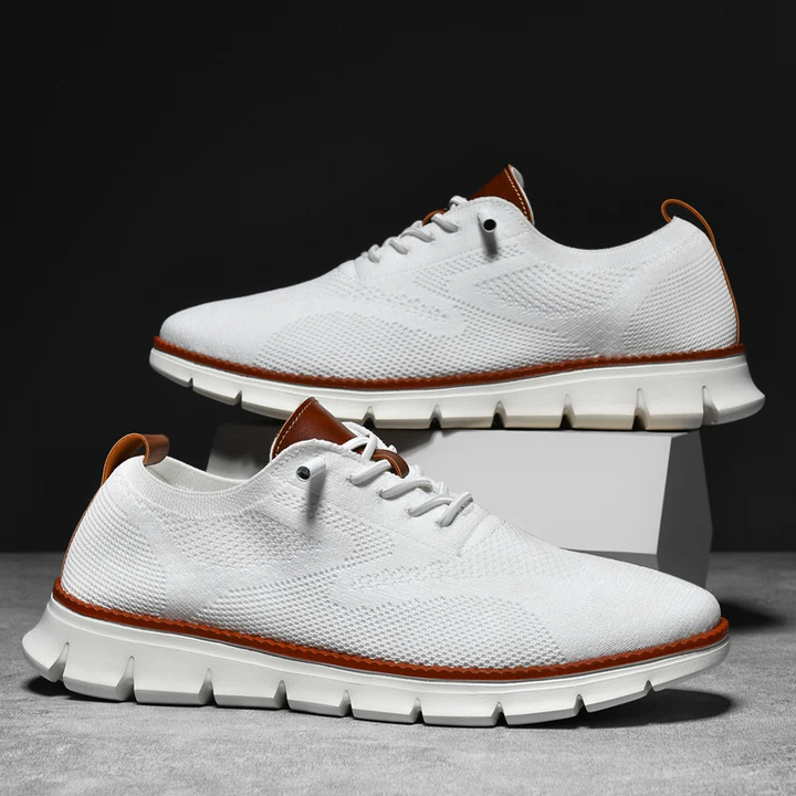 UrbanFlex men's athletic shoes, lightweight and breathable, designed for walking comfort.
