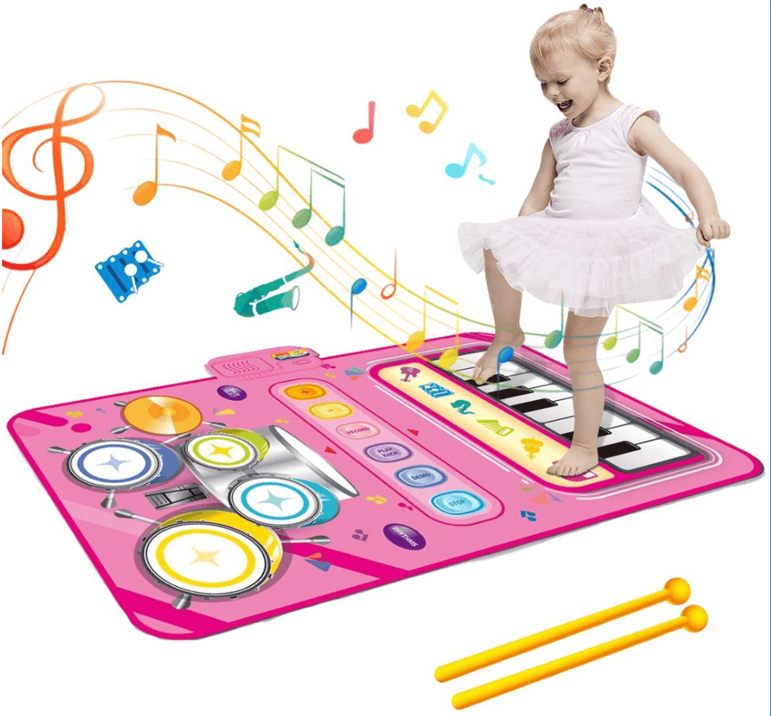 Kinder-Spielmatte mit Musik & Instrumenten