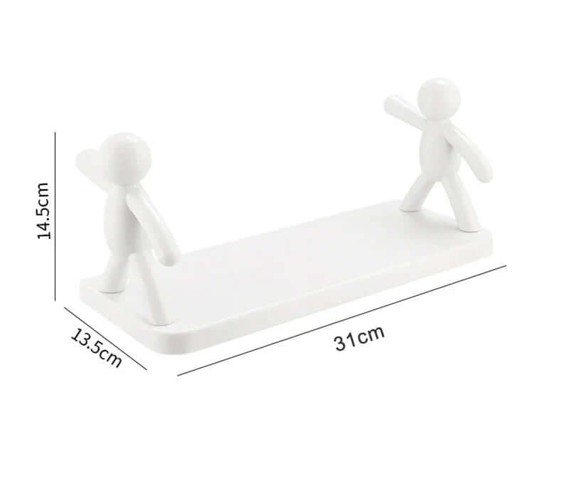 Modulares Regal System, 120x40x180cm, MDF & Stahl