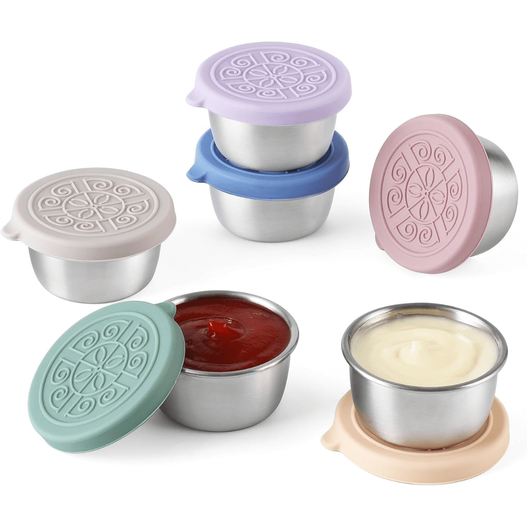 Auslaufsichere Edelstahl Saucenbecher