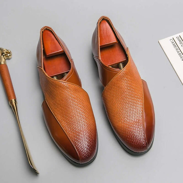 Vintage Leder-Sandalen