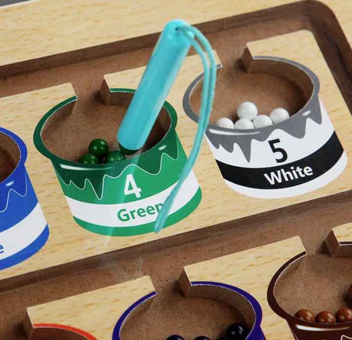 Farbenfrohes Magnetisches Zählspiel für Kinder