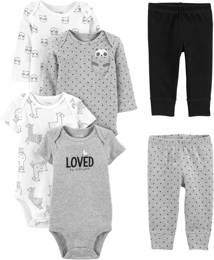 6-teiliges Unisex Baby-Kleidungsset