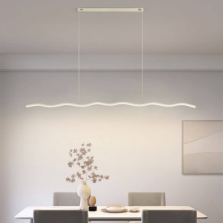Moderne LED-Pendelleuchte Wellen-Design