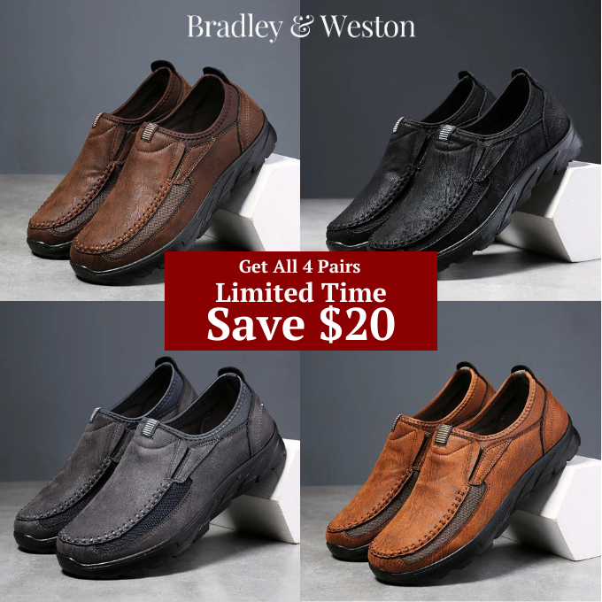 Dark brown men's breathable slip-on loafers. Cushioned, comfortable everyday casual shoes with good traction.
