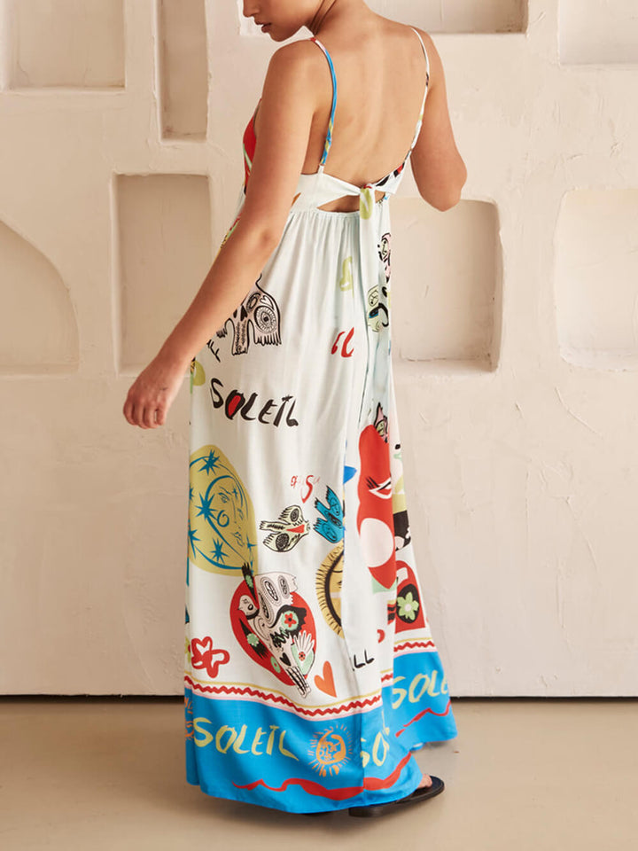 Effortless elegant white maxi dress for women, showcasing a beautiful bohemian summer style.