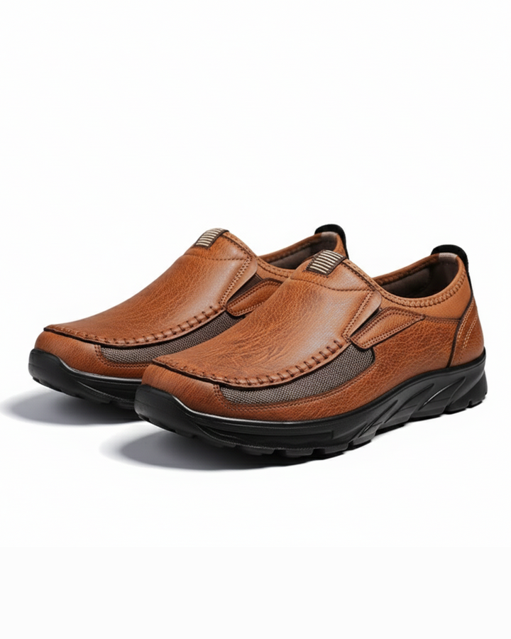 Men's comfortable slip-on loafers, ideal for everyday casual wear. Breathable & cushioned design.
