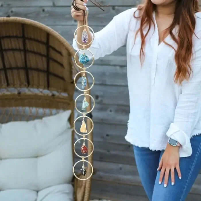 7-Chakra Edelstein Dekoration - Harmonie & Wohlbefinden